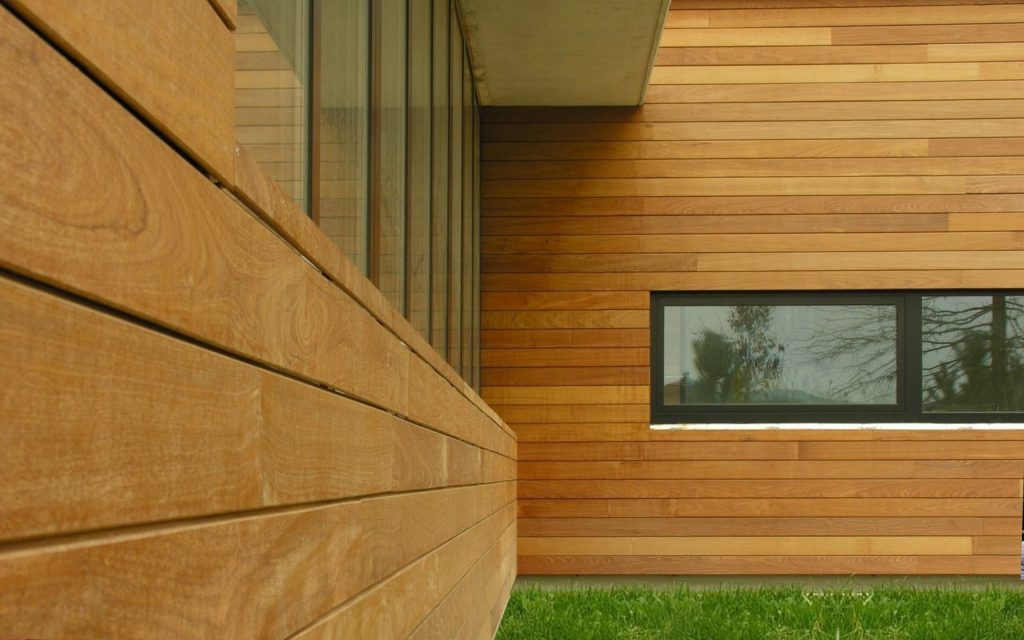 Фасад из дерева - планкен